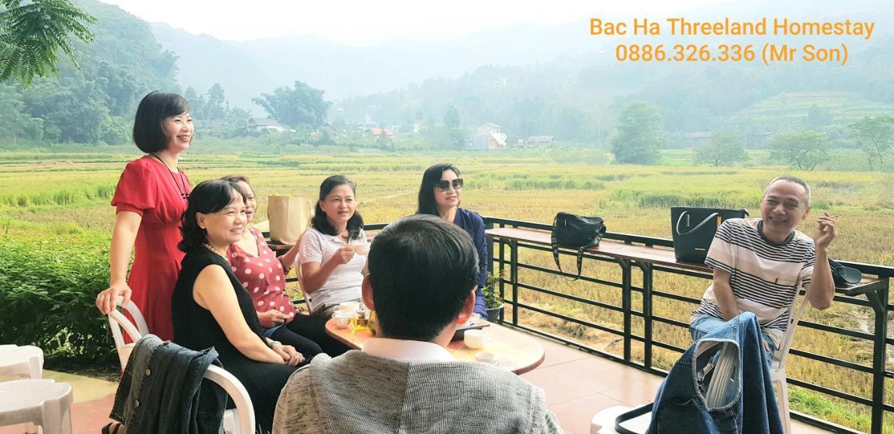 Bac Ha Threeland Homestay Bagian luar foto