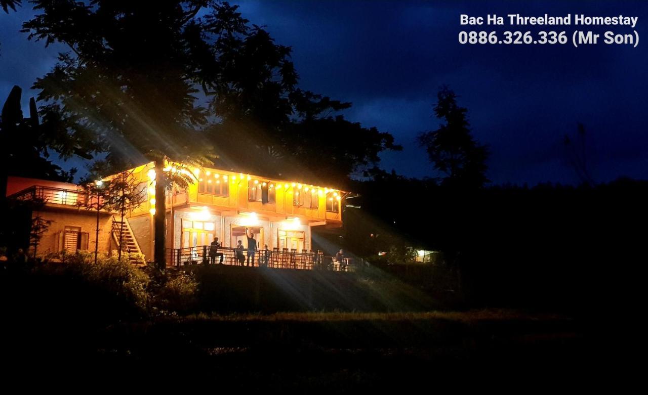Bac Ha Threeland Homestay Bagian luar foto