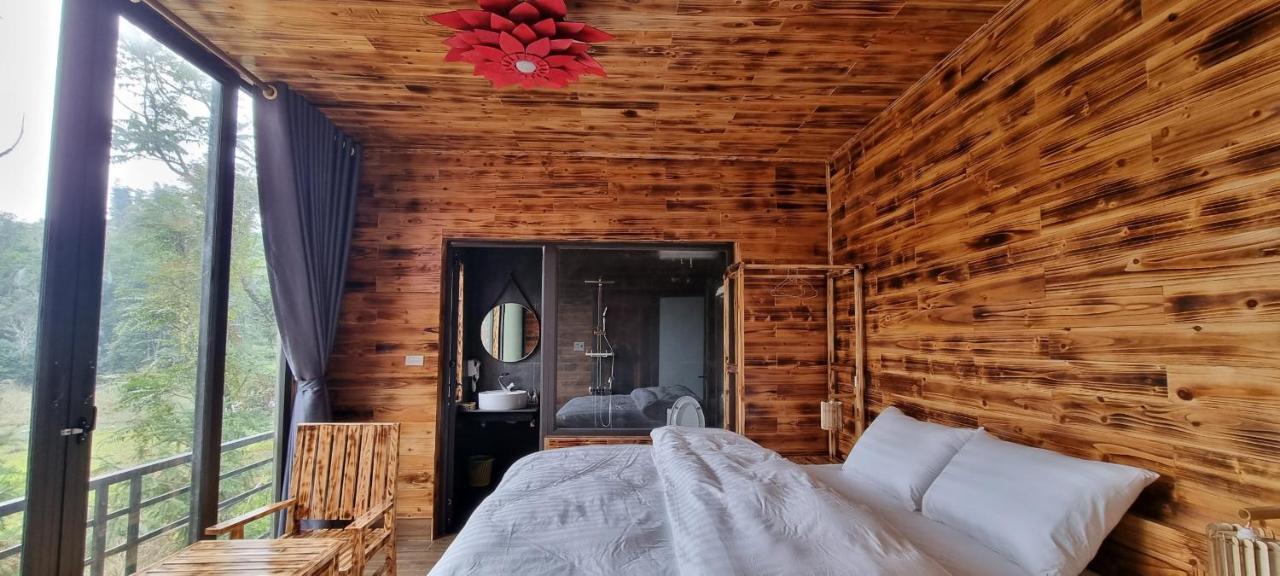 Bac Ha Threeland Homestay Bagian luar foto