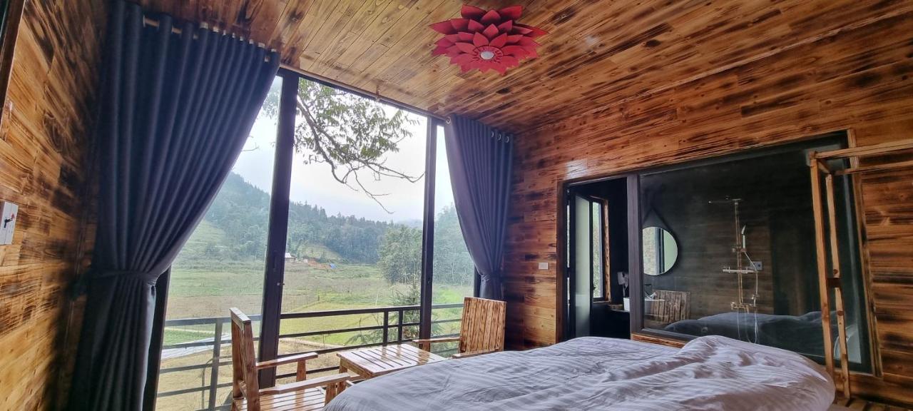 Bac Ha Threeland Homestay Bagian luar foto
