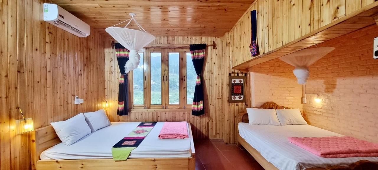 Bac Ha Threeland Homestay Bagian luar foto