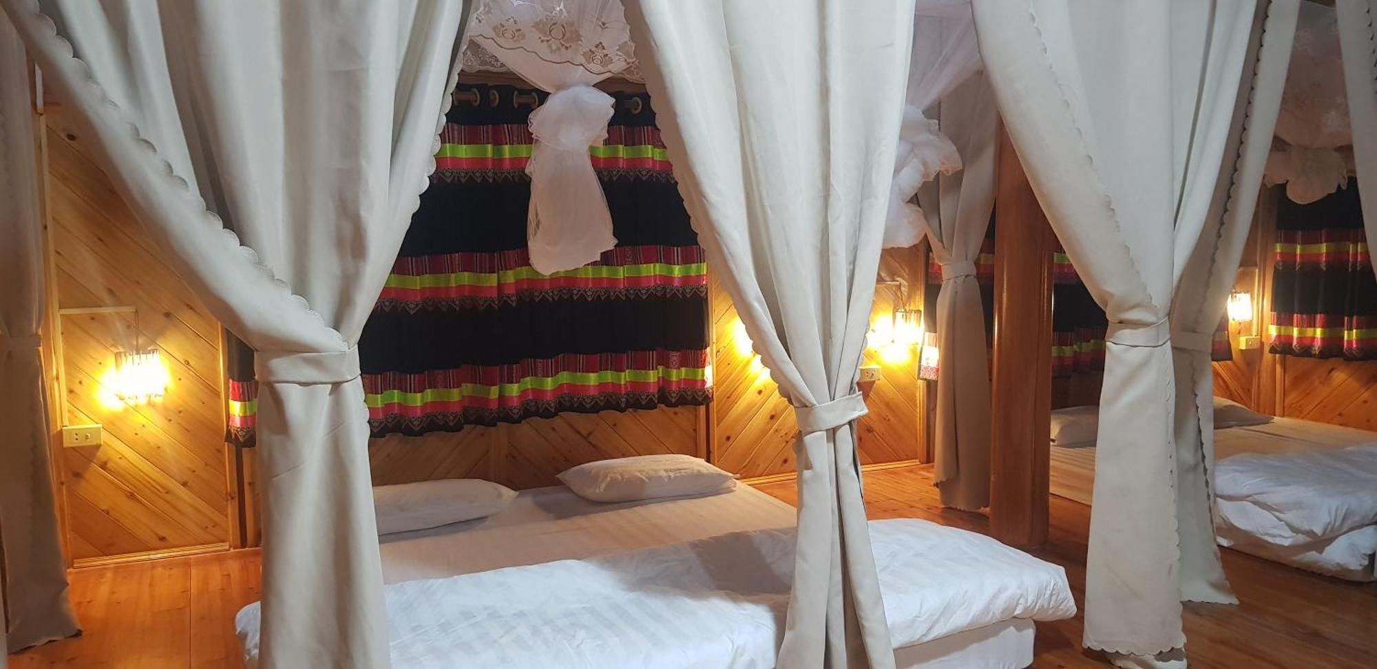 Bac Ha Threeland Homestay Bagian luar foto
