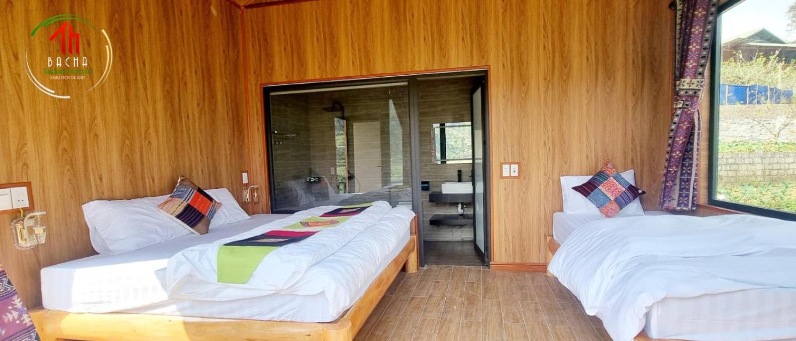Bac Ha Threeland Homestay Bagian luar foto